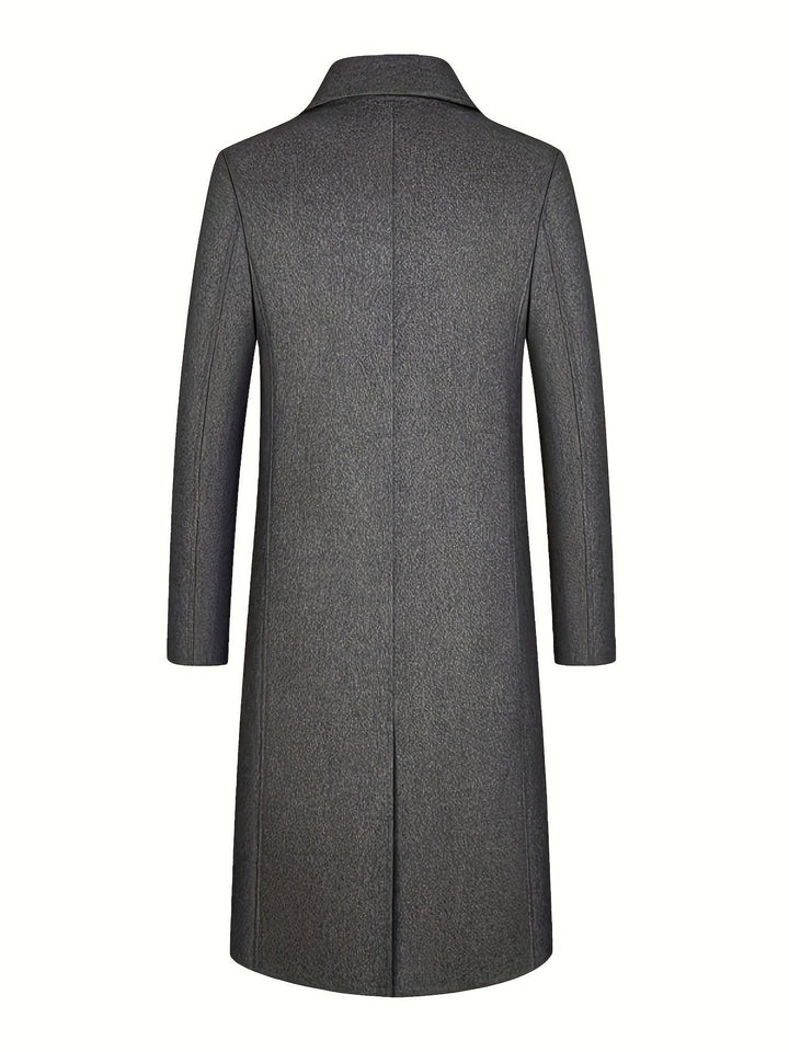 Alexander | Long Overcoat – Timeless Warmth for Men