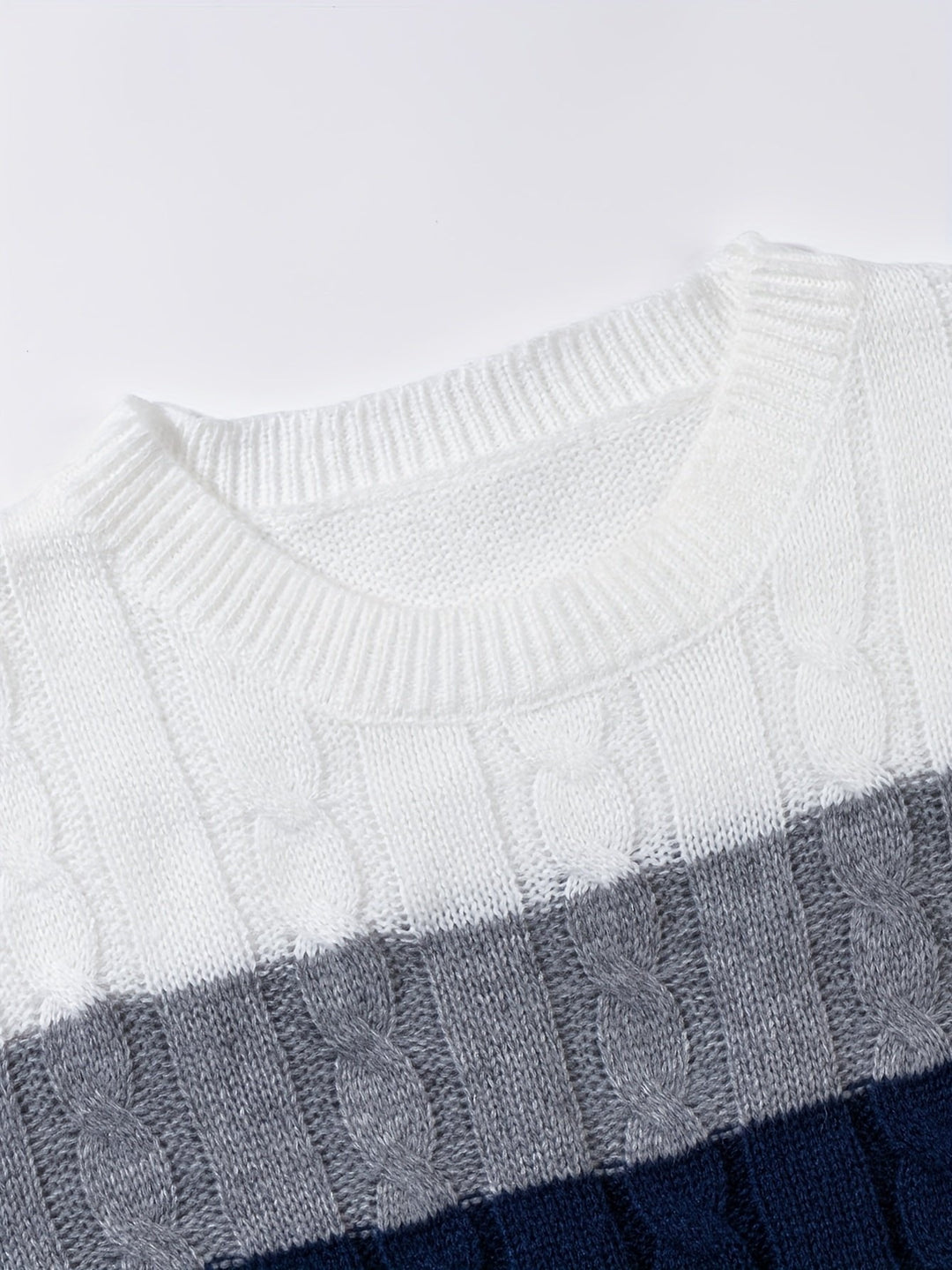 Nolan | Textured Cable-Knit Sweater – Timeless Look for Men