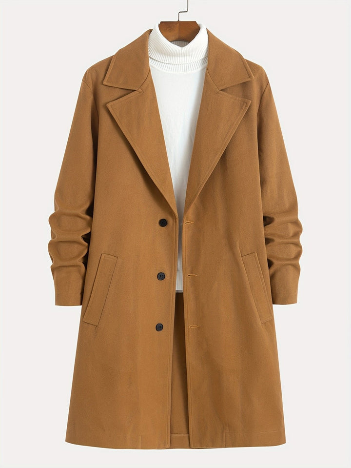 Warner | Tailored Longline Coat – Zeitlose Eleganz für Herren