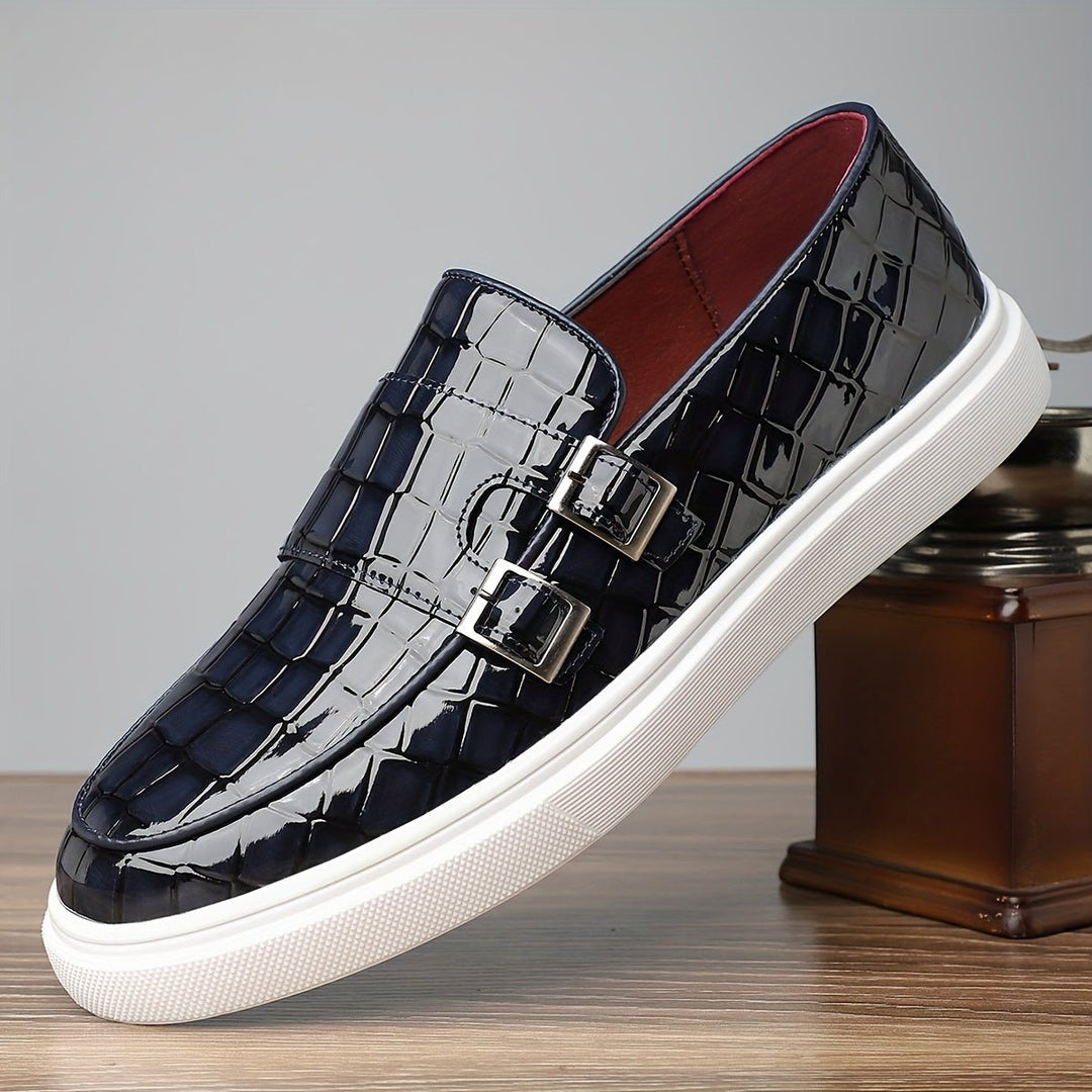Xavier | Textured Slip-On Loafers – Bequeme Eleganz für Herren