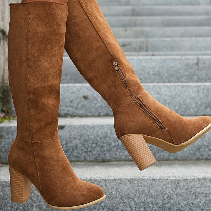 Valeria | Elegant Western cowboy boots with a wide calf fit