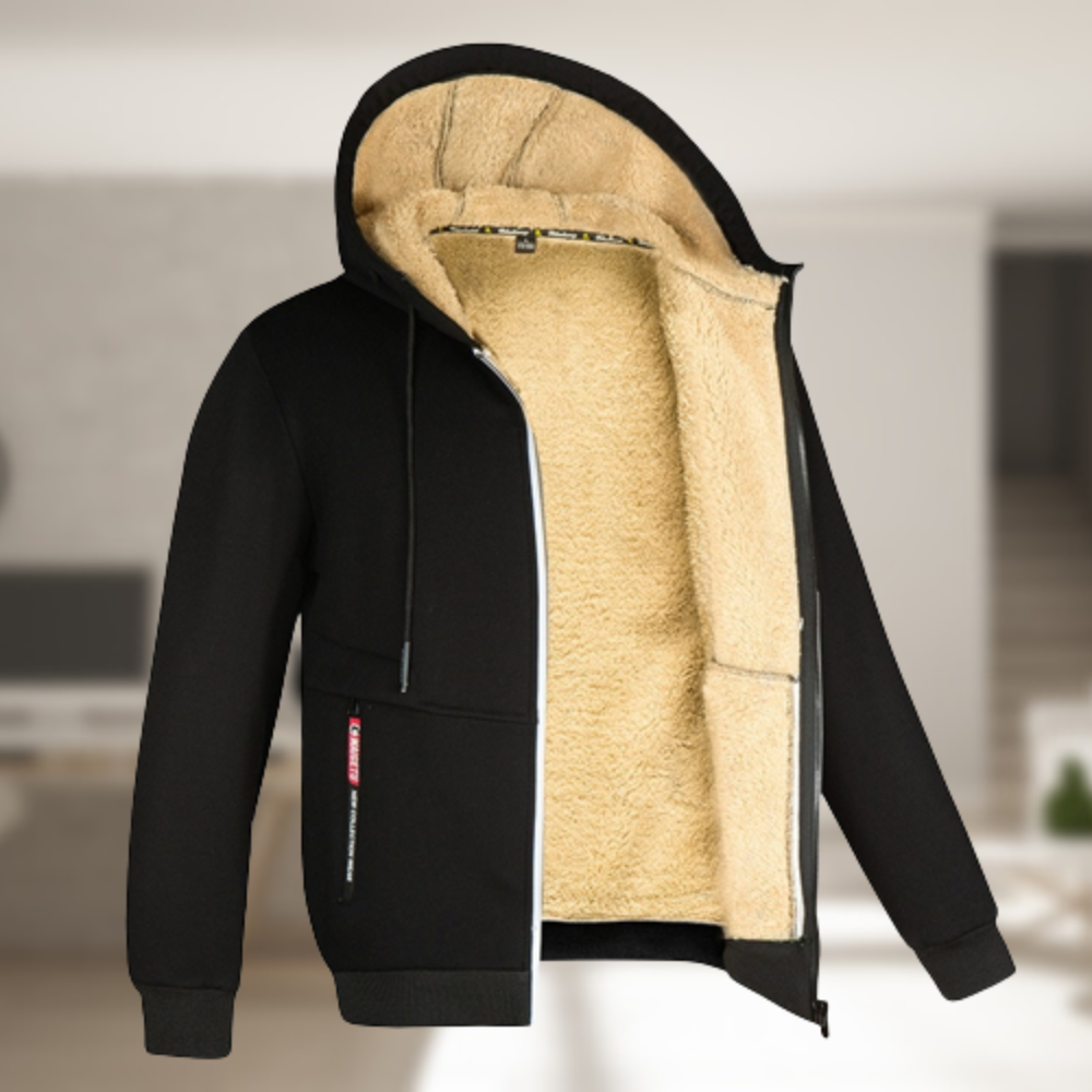 Alwin | Bequeme Jacke für Herren mit Fleece-Futter