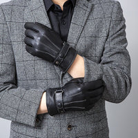 Robert | Elegant Lambskin Driving Gloves for Stylish Winter Days