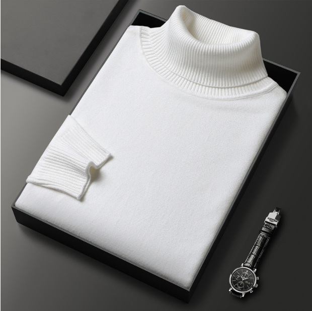 Hunter | Cashmere Turtleneck Sweater – Edler Komfort in Vielseitigem Schnitt