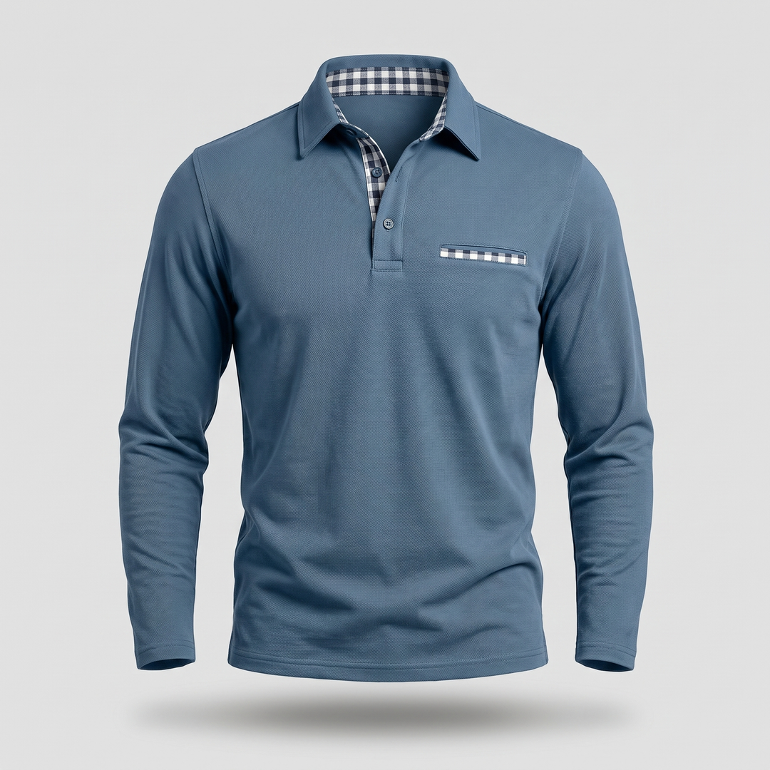 Calverton | Long-Sleeve Polo – Vielseitiger Stil für Männer