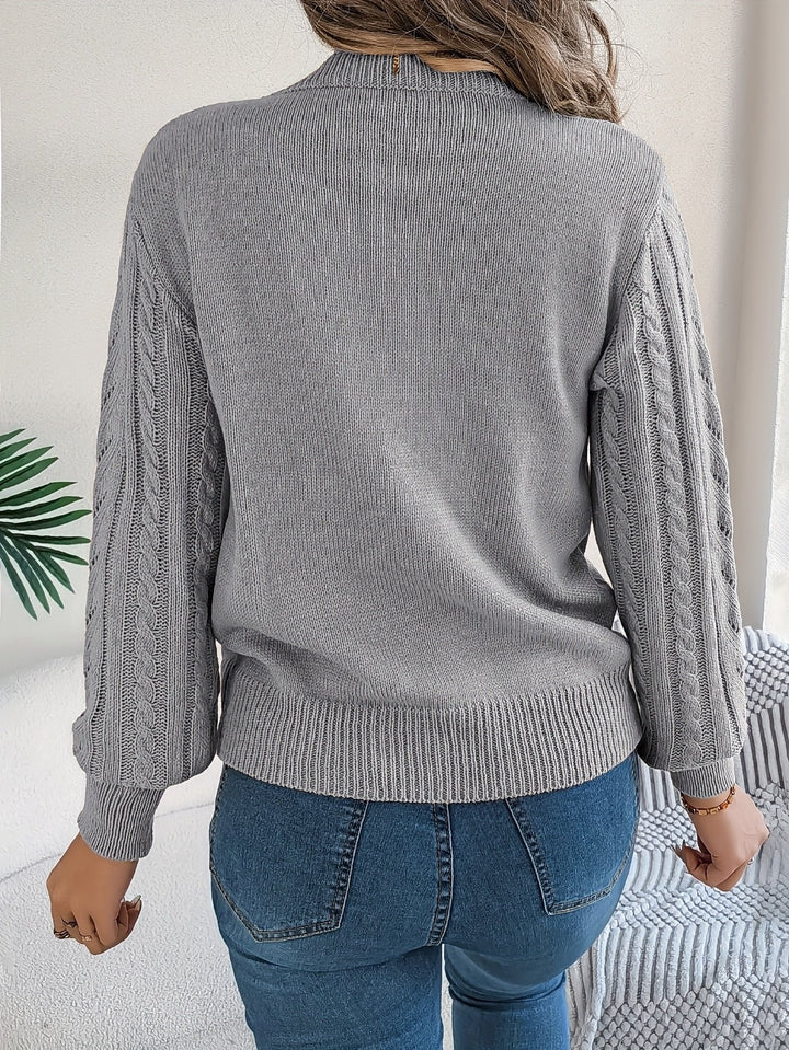 Blythe | Strickpullover mit Kabelmuster