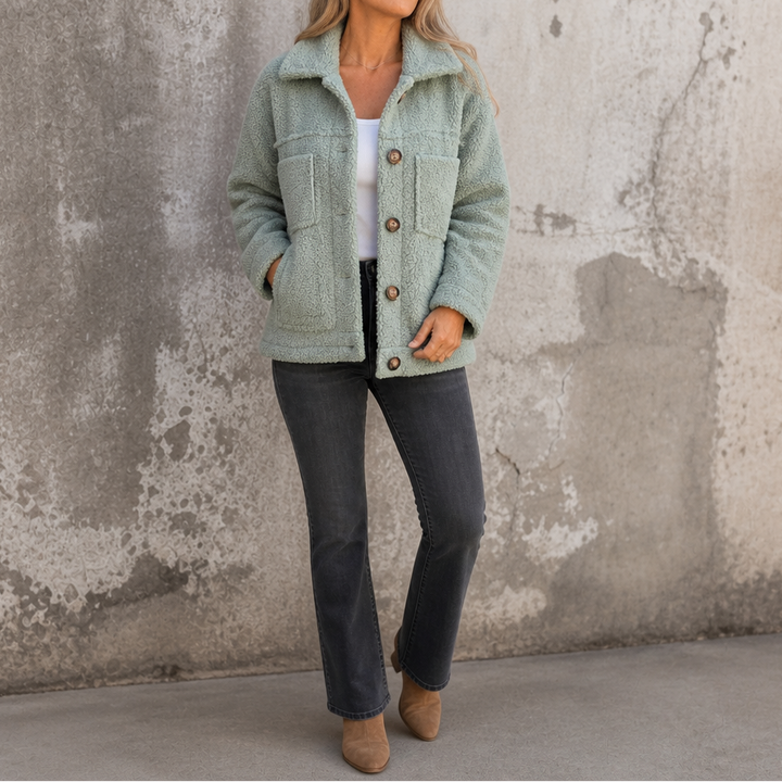 Ariane | Curly Faux-Fur Jacket – Versatile Look für jeden Anlass