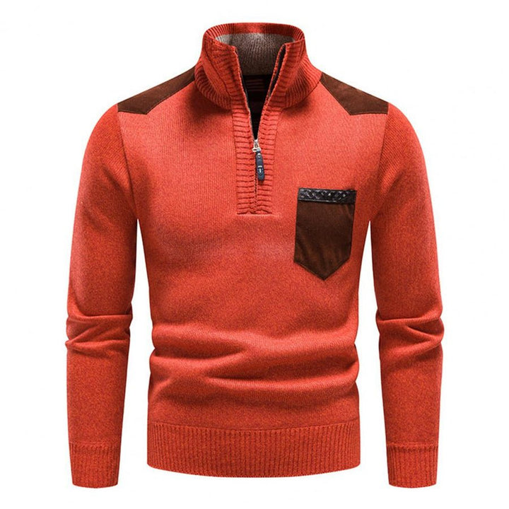 Waldo | Wool Zip Sweater – Modern Warmer für Männer