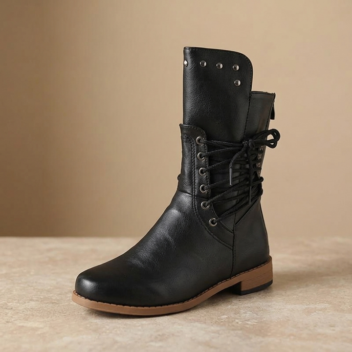 Westlyn | Ankle Boots mit Wolle – Vintage und Bequem für Frauen