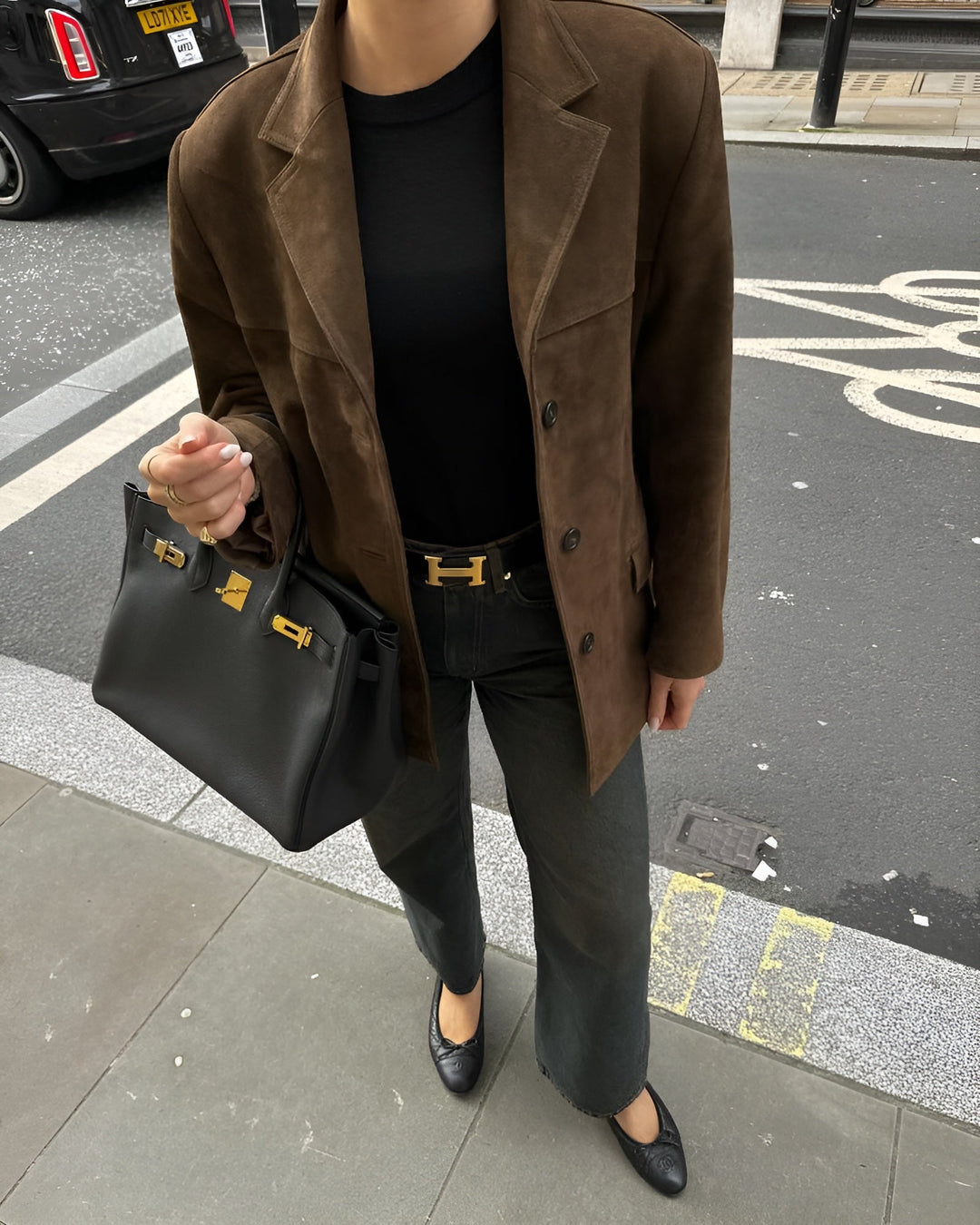 Heike | Eleganter Und Stilvoller Suede Blazer