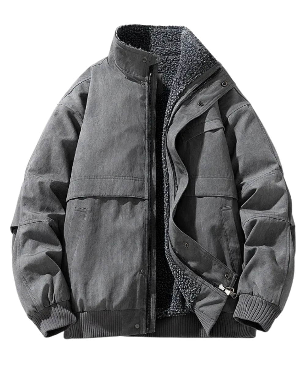 Velora | Puffer Jacket – Elegante Fleece-Lining für Männer