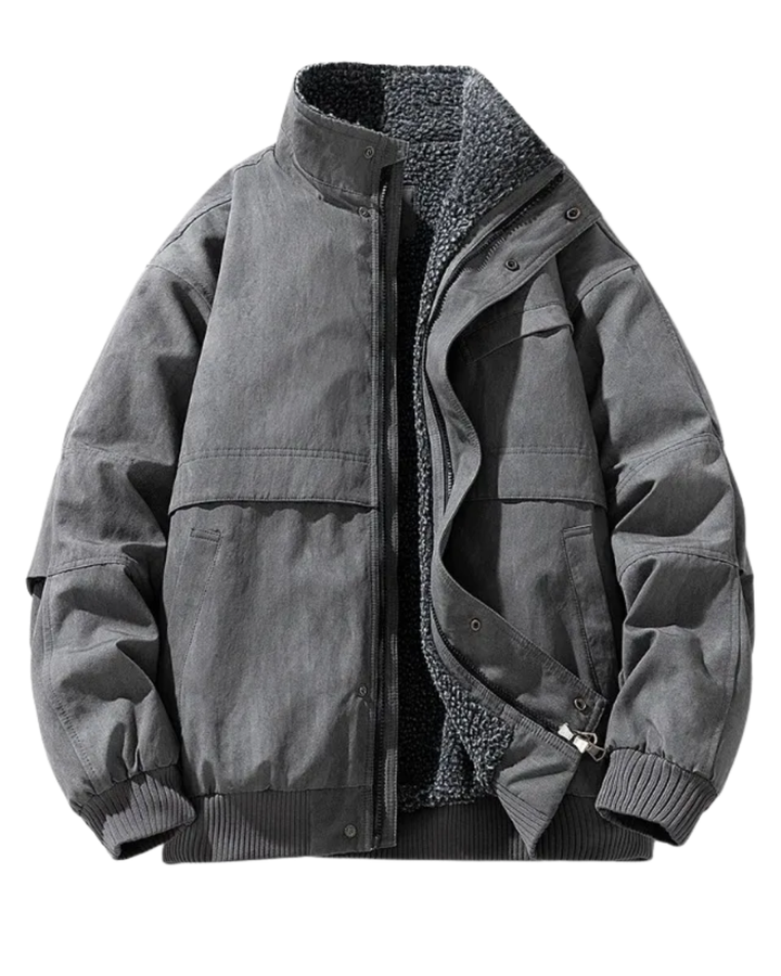 Velora | Puffer Jacket – Elegante Fleece-Lining für Männer