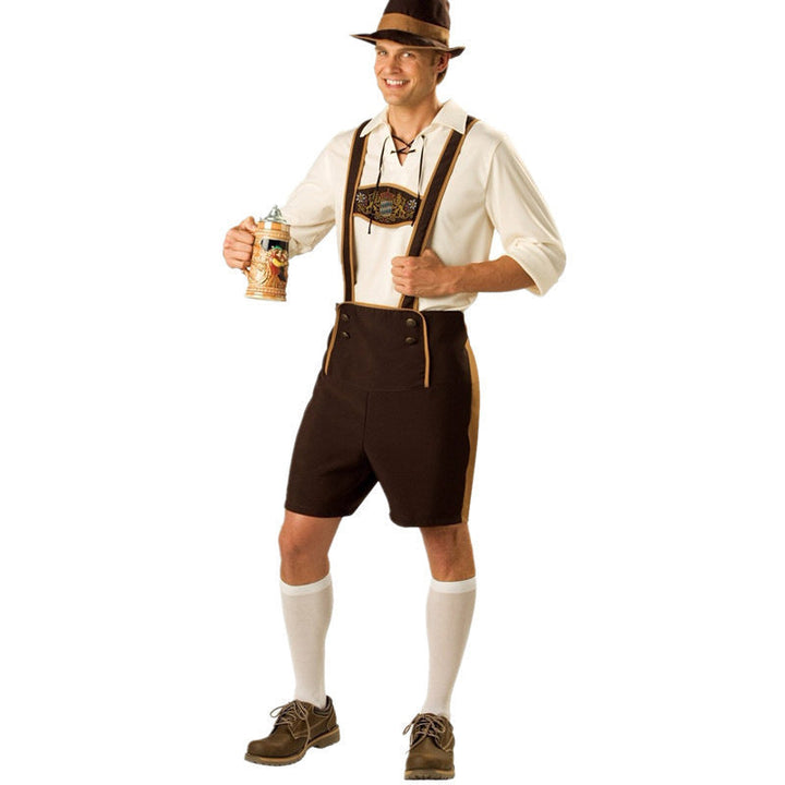 Benedikt | Oktoberfest Dress and Leather Trousers with Traditional Folk Costume Style