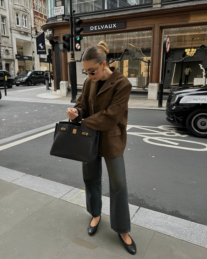 Heike | Eleganter Und Stilvoller Suede Blazer