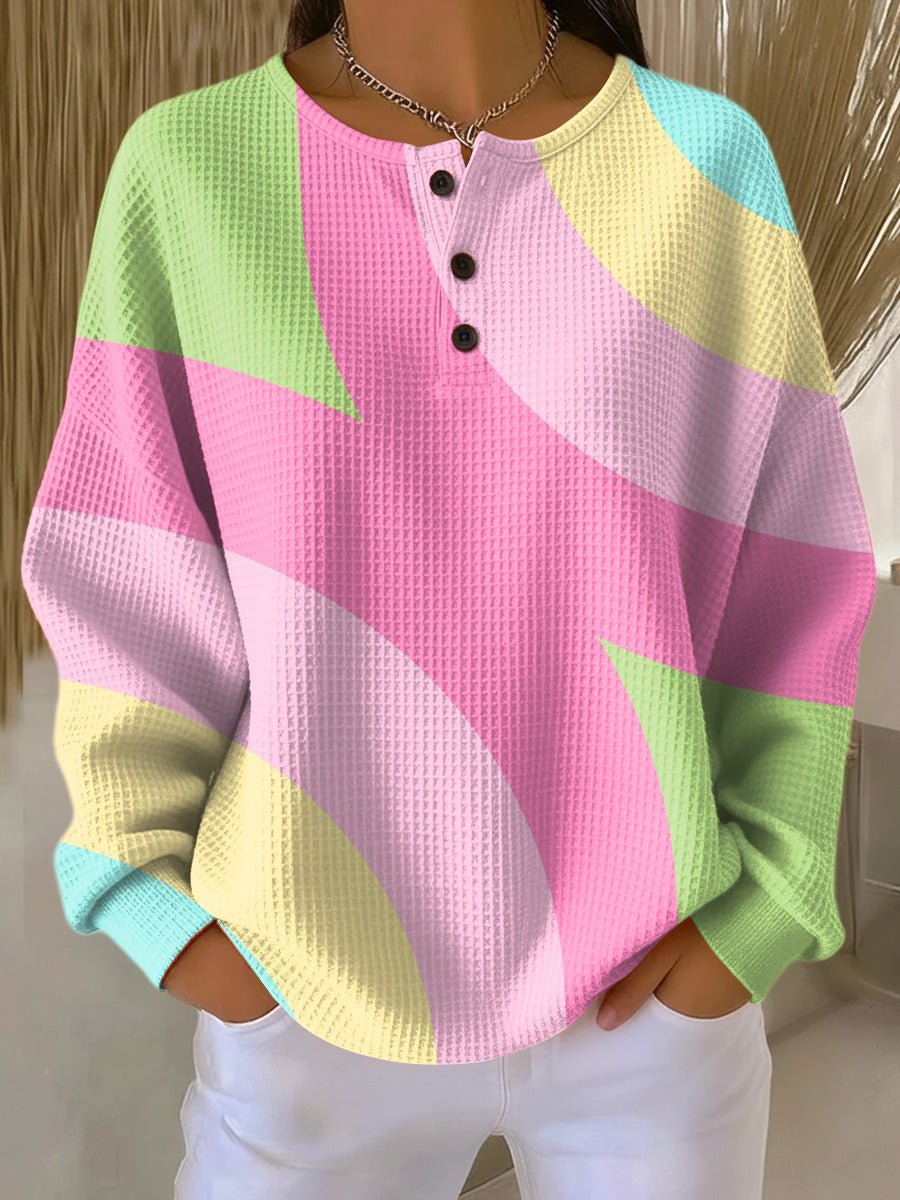 Vera | Pullover – Lässig geometrisches Muster für Damen