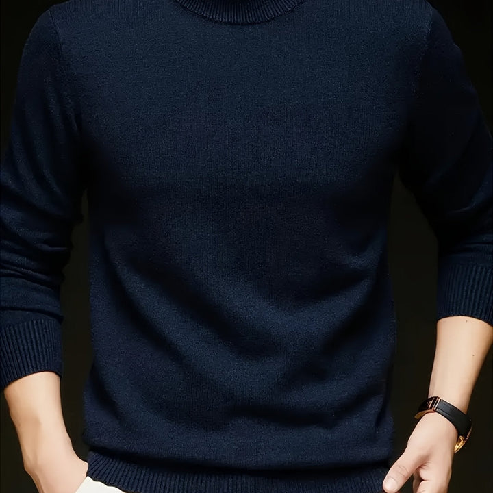 Jonah | Mock Neck Knit Sweater für Männer
