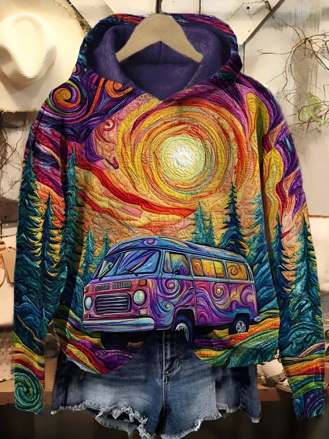 Retro | Hoodies – Vibrant Adventure-Inspired Design