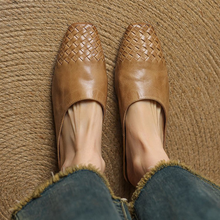 Lucia | Elegant and Stylish Leather Slides