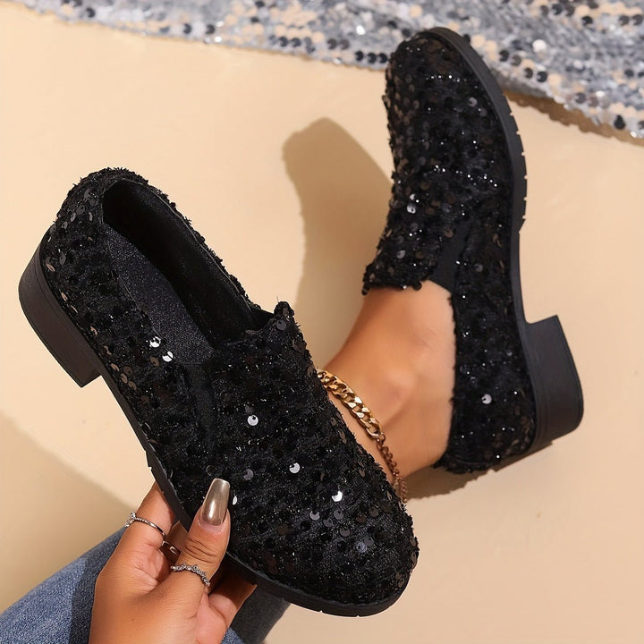 Bernadette | Slip-On Loafers mit Schimmer für Frauen