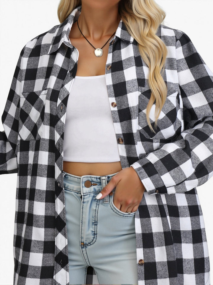 Everly | Buffalo Check Shirt – Cozy and Timeless Style for Women