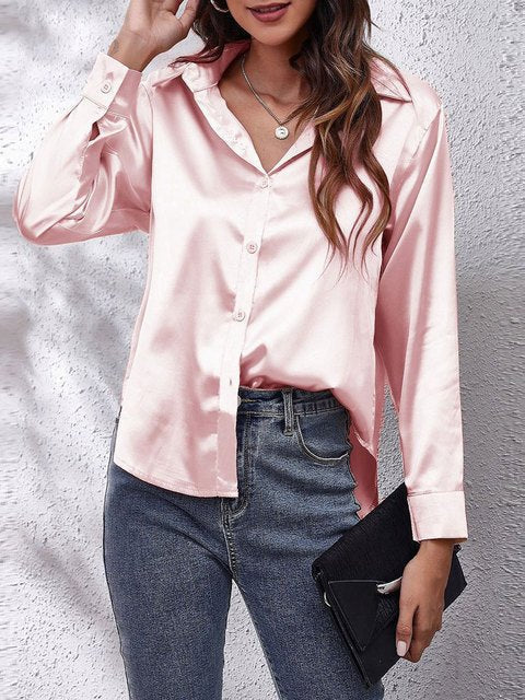 Liora | Seidenhemd – Elegantes Langarmdesign für Frauen