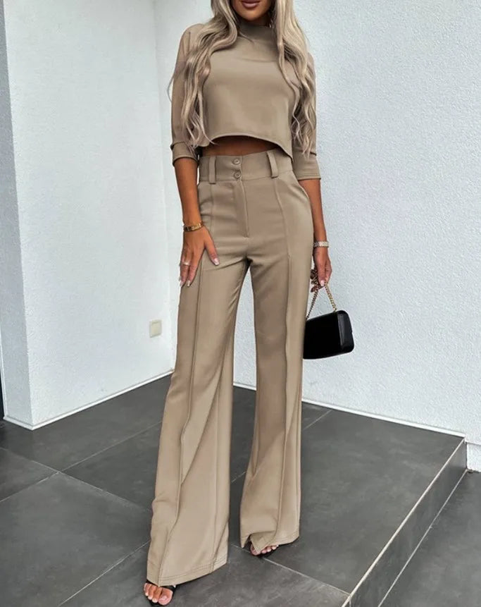 Emma | Elegant and Fashionable Two-Piece Autumn Set