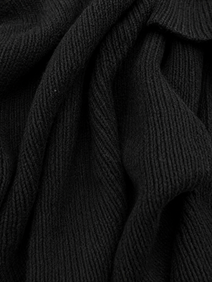 Kaya | Vintage Style Knit Mini Dress in Karamellbraun