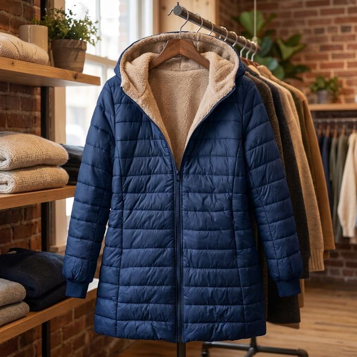 DAHLIA | Mid-Length Parka – Bequeme Übergangsjacke