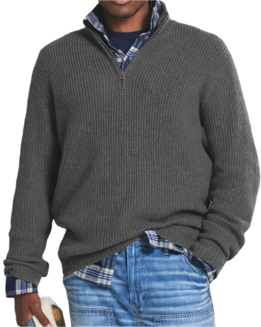 Dario | Zip Sweater – Moderner Stil für Männer
