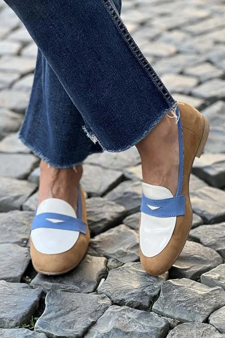 Jessika | Women's Loafers with a Modern Color-Block Design