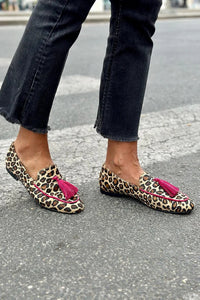 Marie | Expressive and Comfortable Patterned Loafers with Tassels