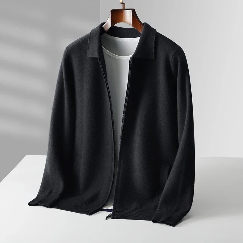 David | Modern and Elegant Men's Cardigan with Zipper