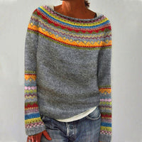 Sophie | Entspannter Strickpullover mit Rundhalsausschnitt