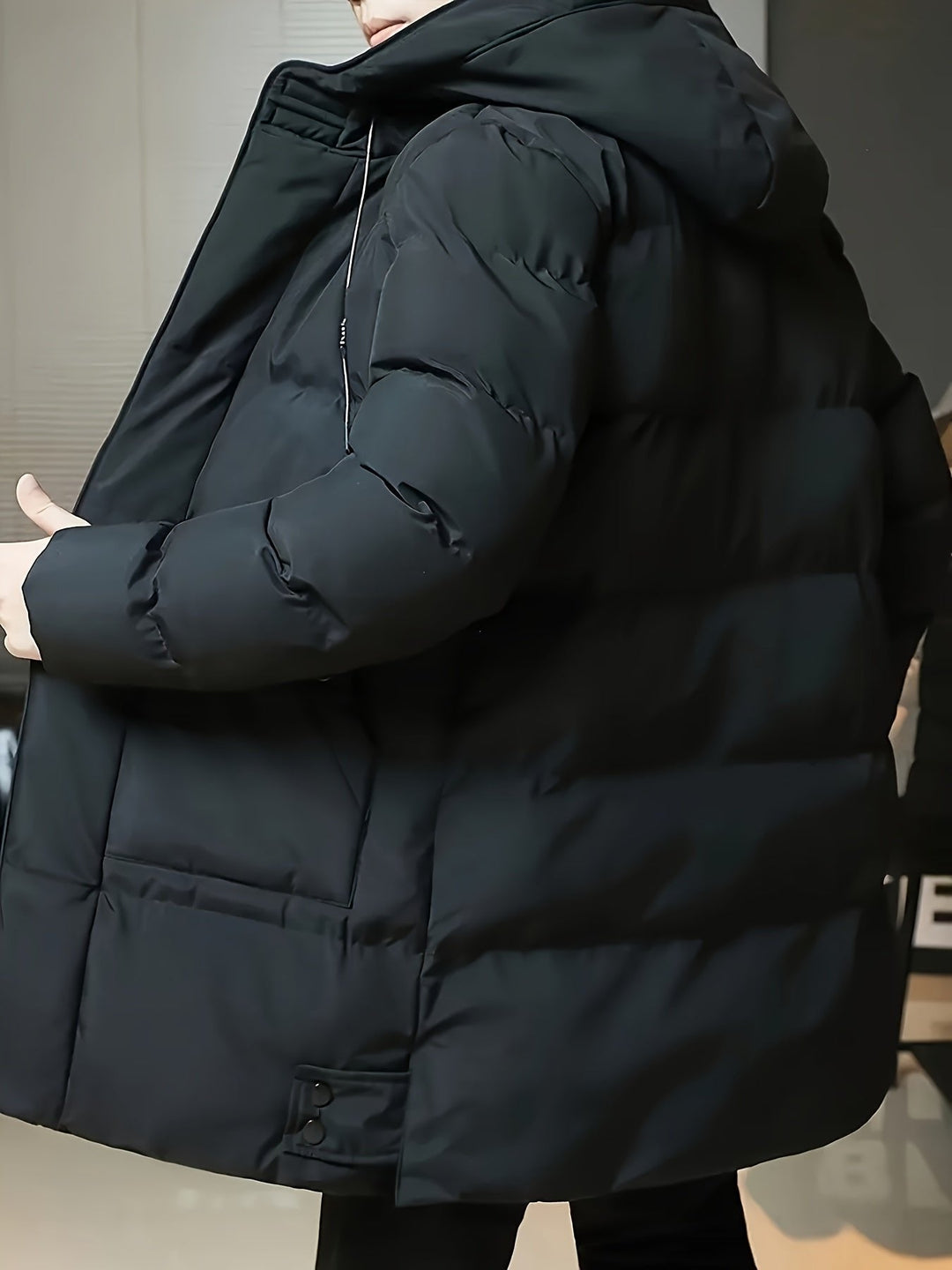Donovan | Hooded Longline Puffer Coat – Eleganter Winterstil für Männer