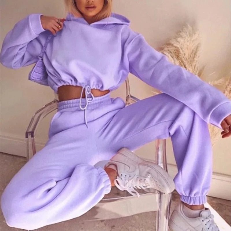 Drune | Trainingsanzug Set – Modernes Crop-Design für Damen