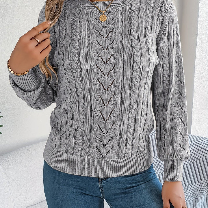 Blythe | Strickpullover mit Kabelmuster