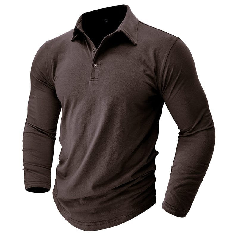 Owen | Langärmeliges Polo – Stilvolle Eleganz für Männer