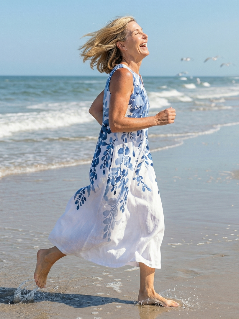 Azura | Maxikleid – Entspanntes Design mit Blumenmuster für Frauen
