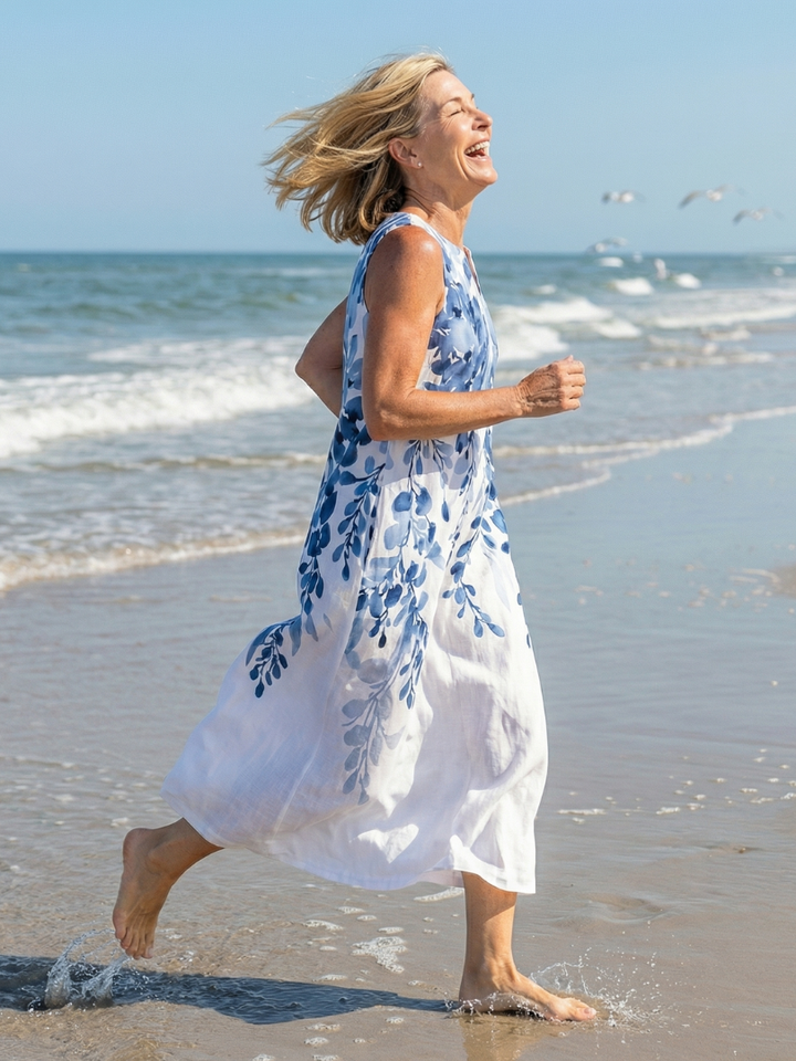 Azura | Maxikleid – Entspanntes Design mit Blumenmuster für Frauen