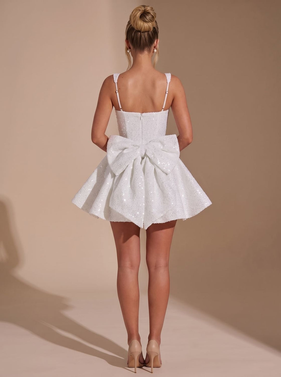 Victoria | Sequin Fit-and-Flare Mini Dress für Frauen