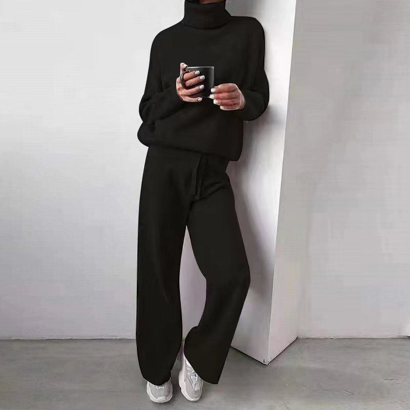Elena | Elegant and Cozy Two-Piece Set with Turtleneck