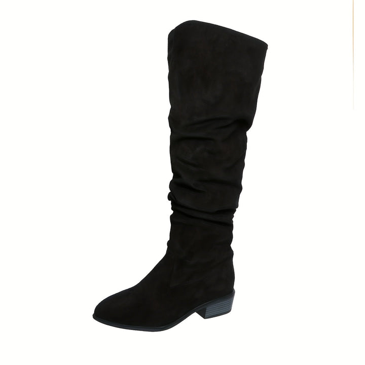 Matilda | Striking knee-high platform lace-up boots