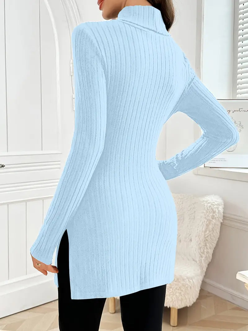 Sarah | Langärmeliger Pullover – Eleganter Slim Fit für Frauen