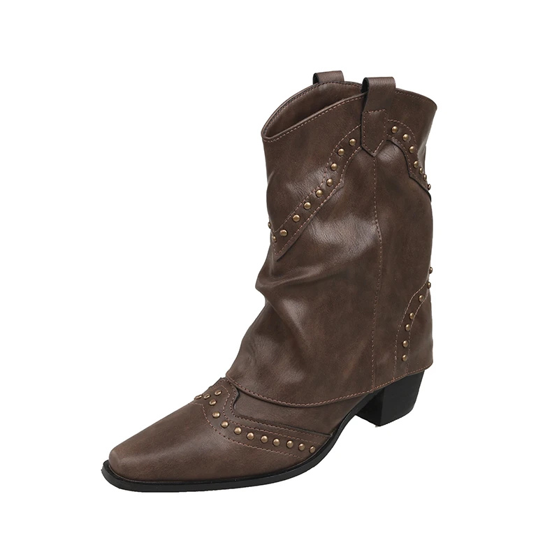 Valentina | Striking Western Boots with Studs for Women