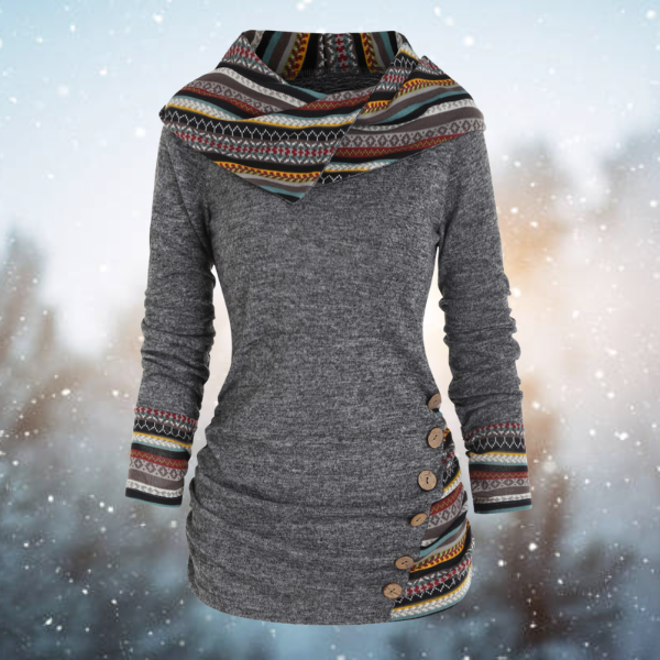 Franzi | Hoodies – Unique Tribal Pattern for Stylish Comfort