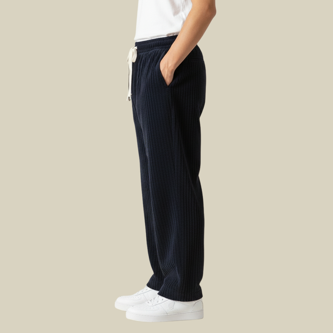 Masaaki | Cordhose – Bequeme Eleganz mit Elastischem Bund