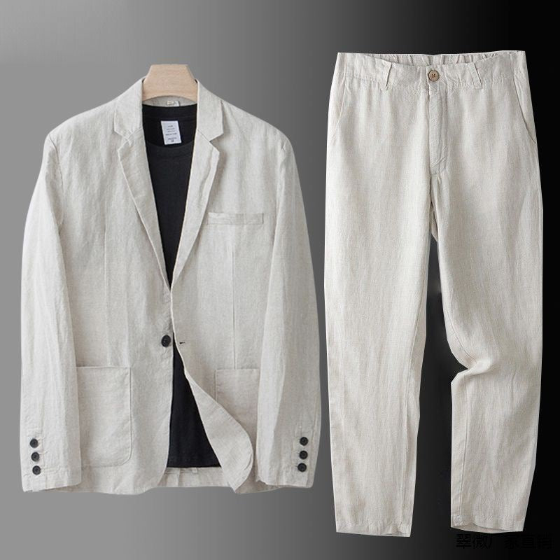 Marko | Elegante Und Stilvolle Linen Blazer Suits