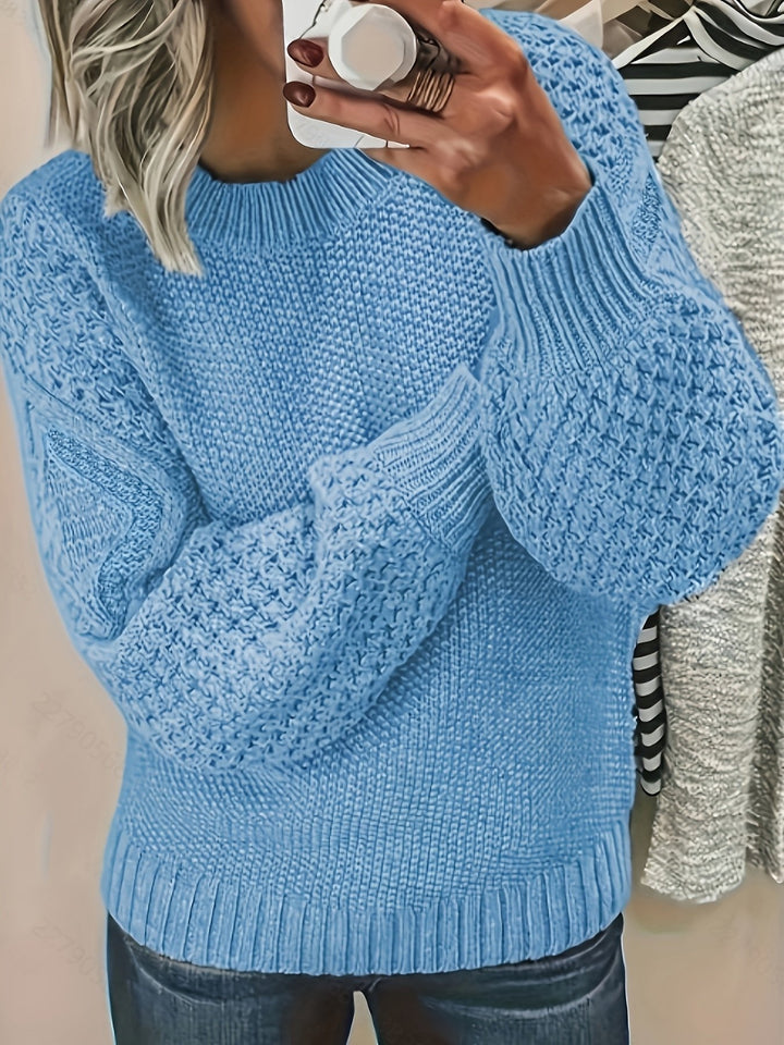 Bonnie | Lantern-Sleeve Sweater für jeden Tag