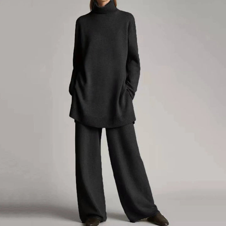 Leonie | Cozy and Elegant Two-Piece Knitted Set with Turtleneck