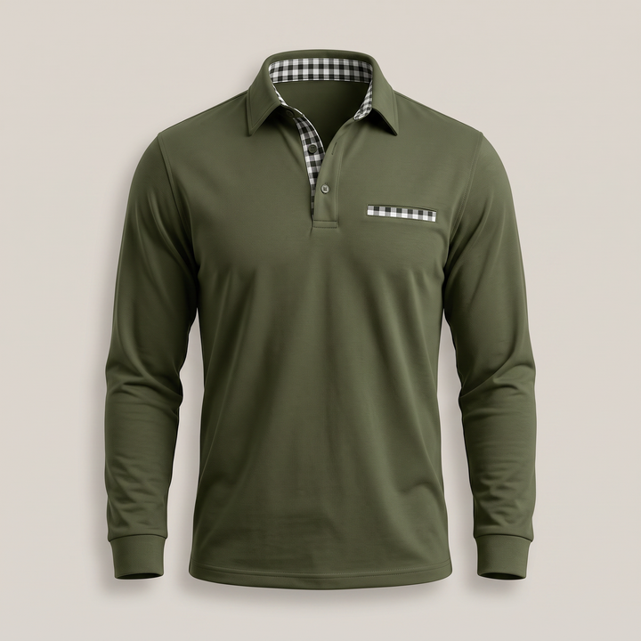 Calverton | Long-Sleeve Polo – Vielseitiger Stil für Männer